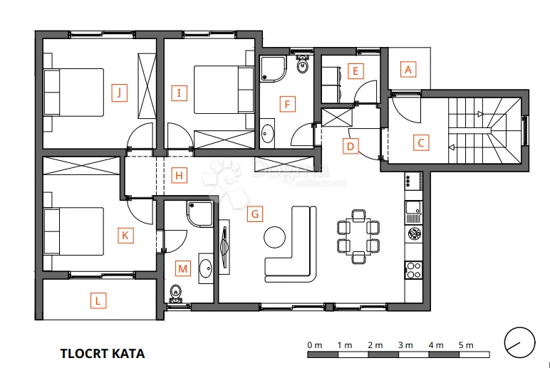 penthouse u novogradnji sa krovnom terasom - slika 2