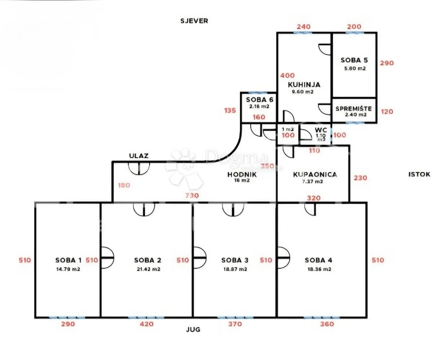 donji grad - stan 112 m² za kompletnu obnovu s pogledom na botanički vrt - slika 24
