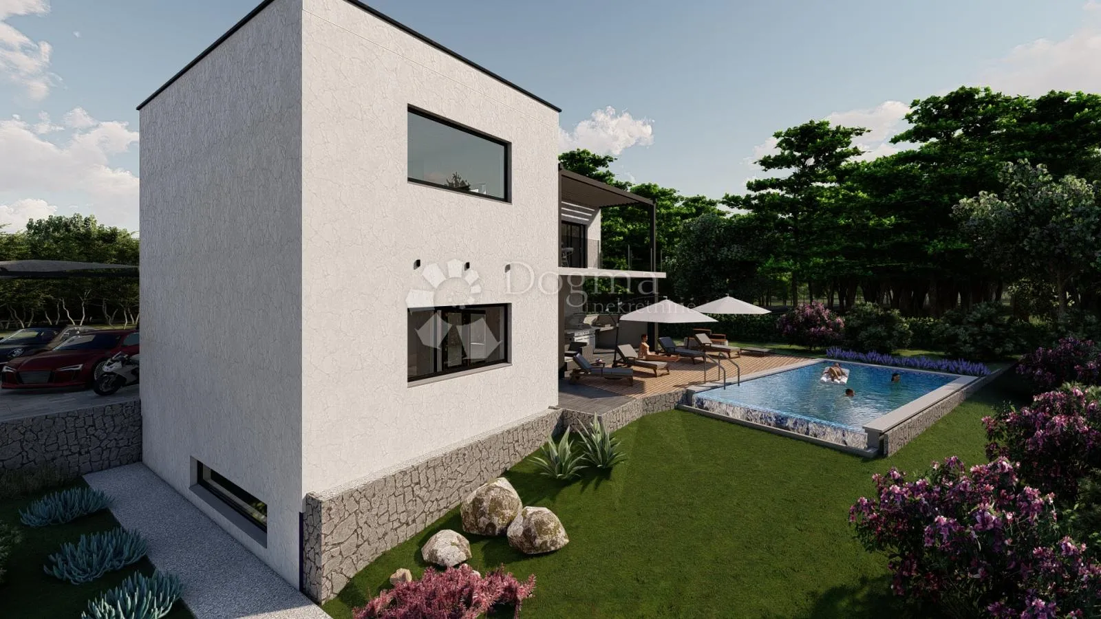 luksuzna villa sa privatnom čarobnom šumom -svetvinčenat - slika 32