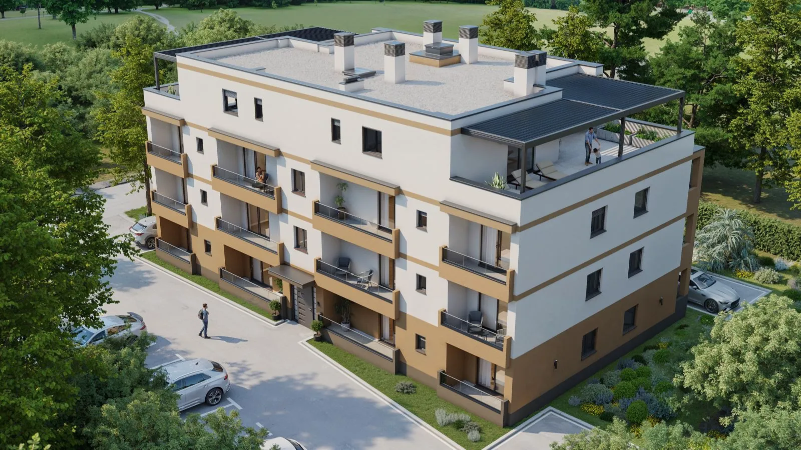 1. kat s liftom, dvosobni stan u novogradnji - slika 4