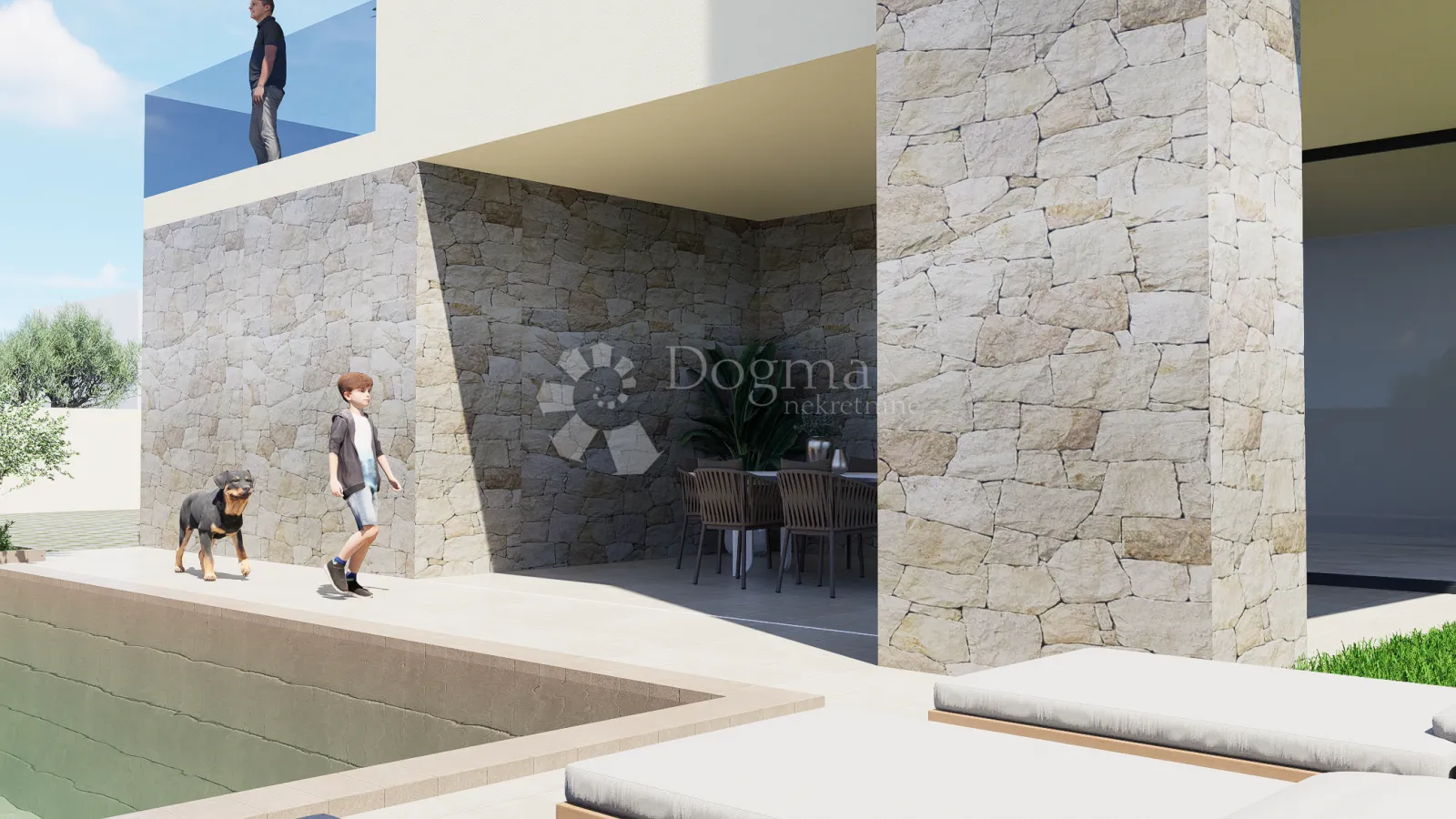 ekskluzivno!! otok ugljan – građevinsko zemljište s projektom za 2 vile, 2. red do mora!! - slika 11