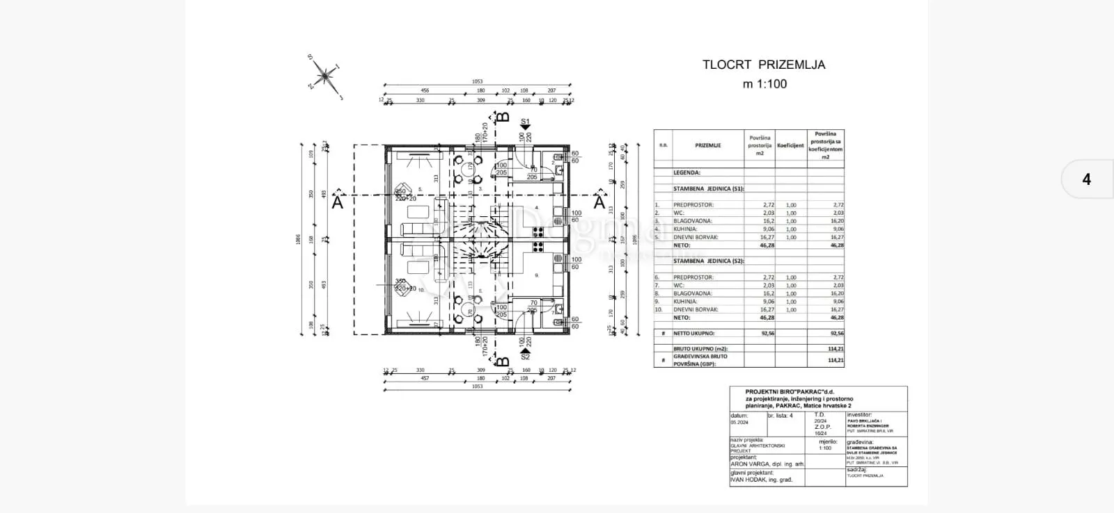 dvoetažni stanovi u novogradnji -101m2 - slika 13