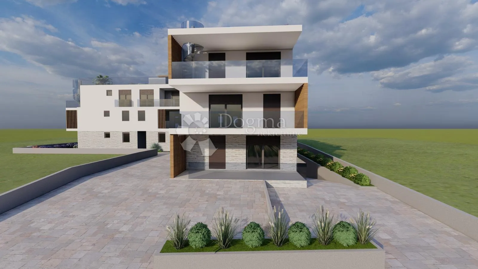 trosoban stan na 1. katu, prostrani balkon, parkirno mjesto u cijeni, 50 m od mora – vodice - slika 3