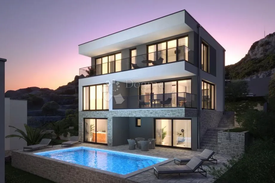 moderna luksuzna vila s pogledom na more - pelješac - slika 12