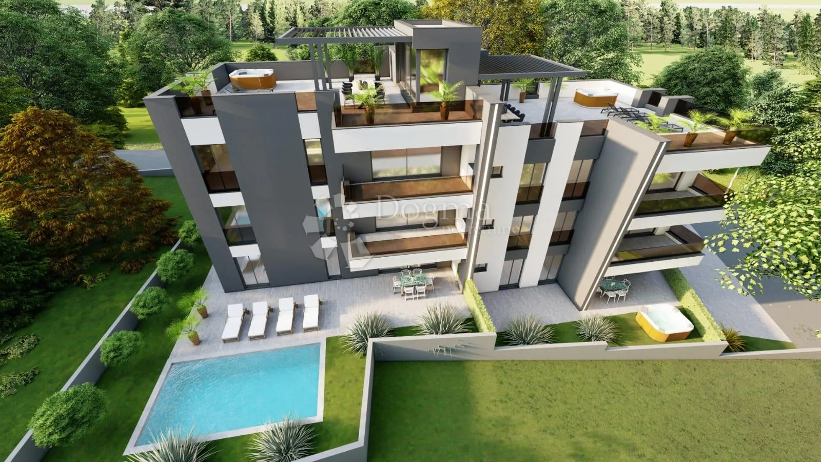 luksuzni penthouse stan uz more diklo !! s6 - slika 14