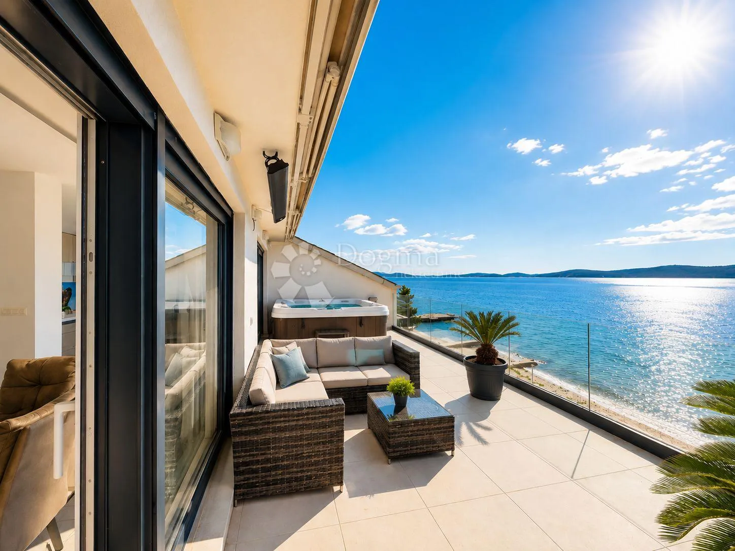bibinje - penthouse 154 m2 - 10m od mora i uređene plaže - slika 5