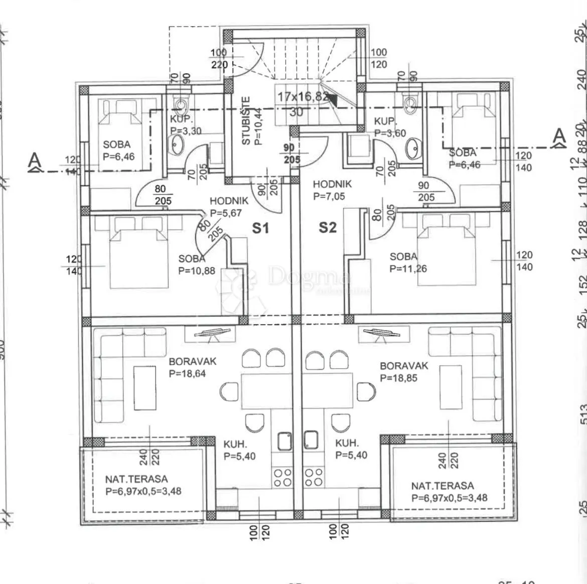 stan 56,10m2 novogradnja, povile, novi vinodolski - slika 15