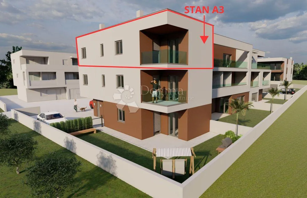 novoradnja valmade netto 55 m2 - zgrada s, stan a3 - slika 1