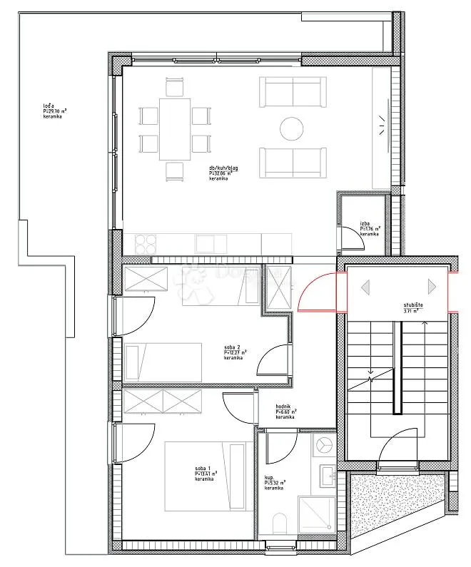 stan a3 – novogradnja, prvi kat, vinjerac kraj zadra - slika 3