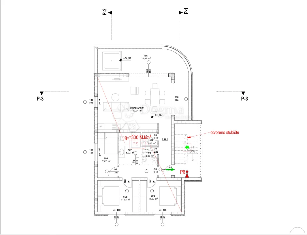 vir- 113,40m2 s krovnom terasom - slika 3