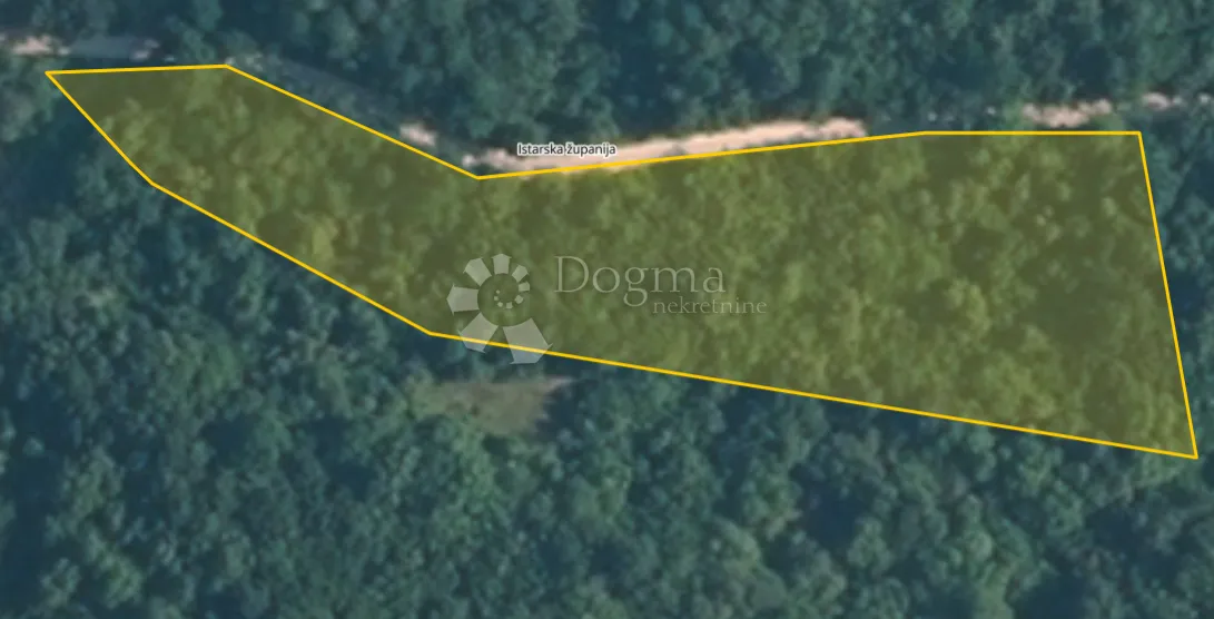 Zemljište za krčenje - 3498 m² uz cestu, okolica Labina- samo kod nas - Kunj, Raša