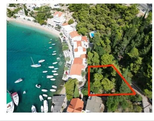 građevinsko zemljište prvi red do mora - slika 2