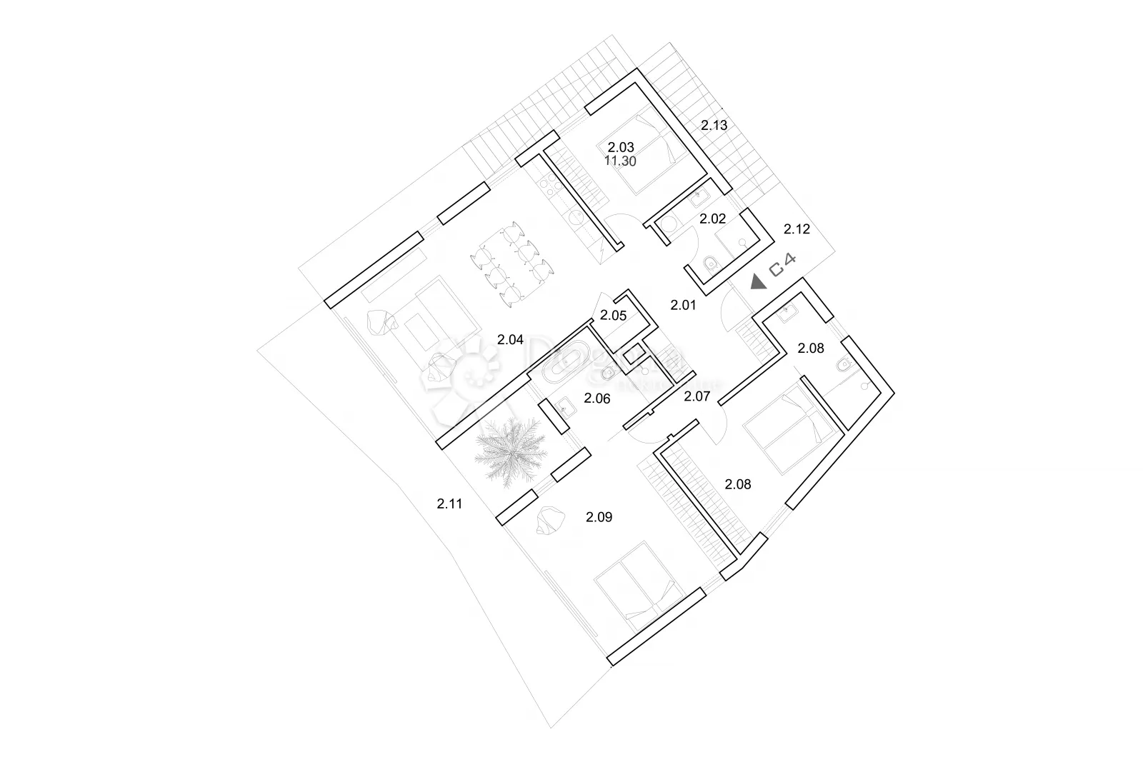 luksuzni apartman uz more c4 - slika 28