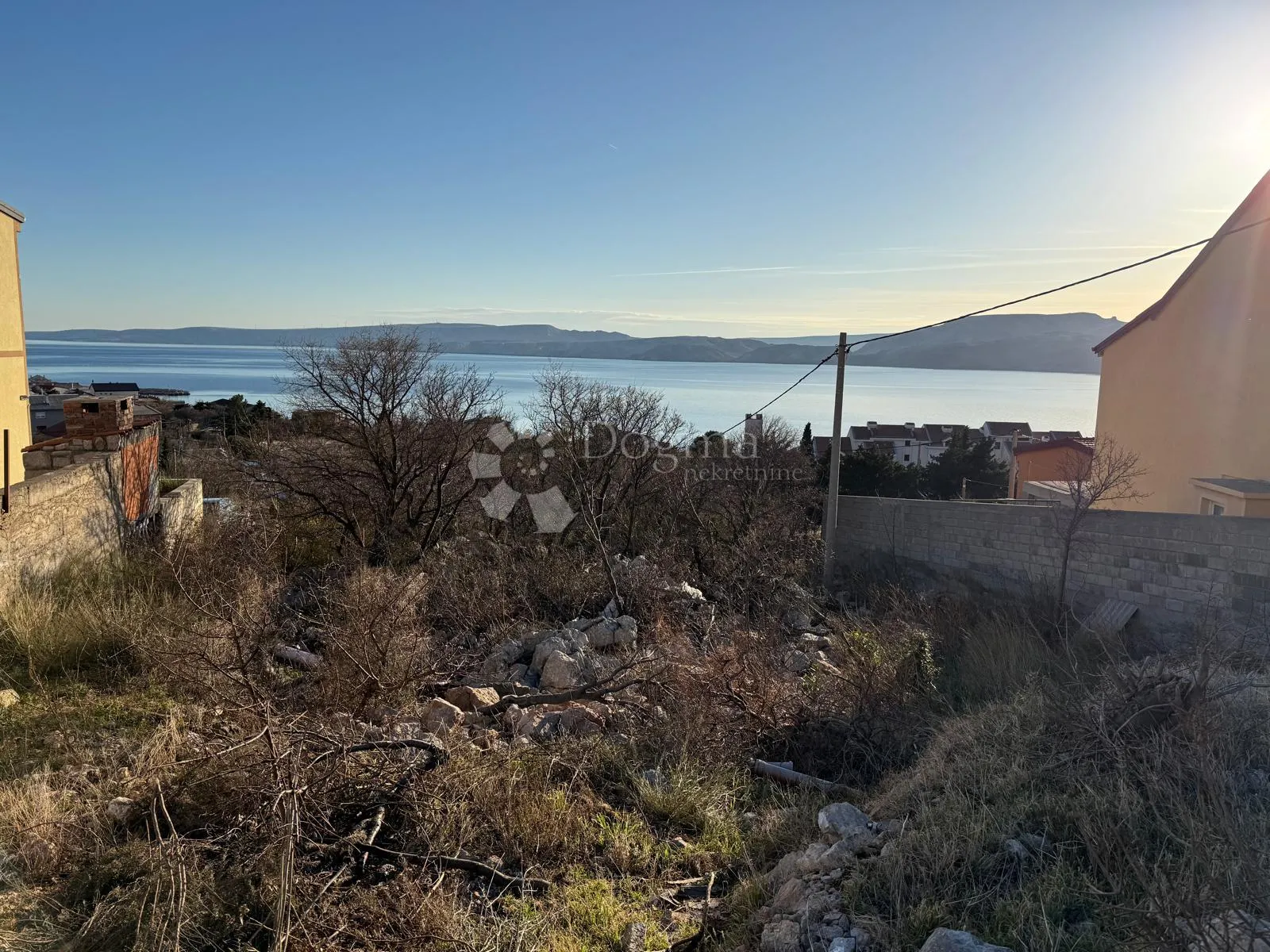 zemljište s pogledom na more karlobag - slika 3