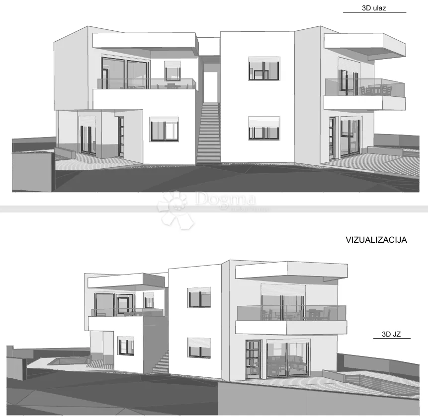 prodaja apartmana a1 – maslenica – 48,61 m² - slika 2