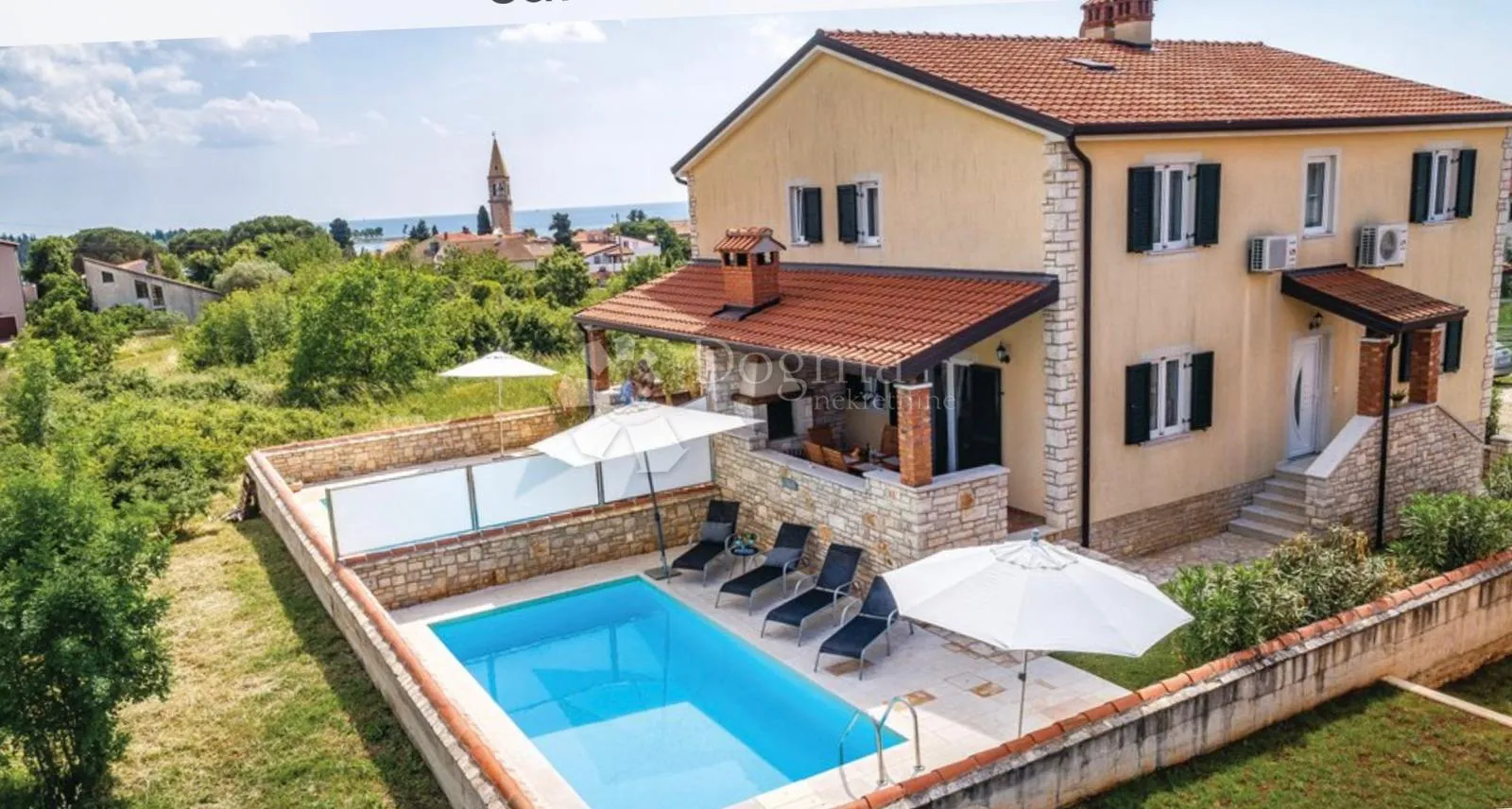 atraktivna dvojna kuća 300 metara od mora, umag okolica - slika 17