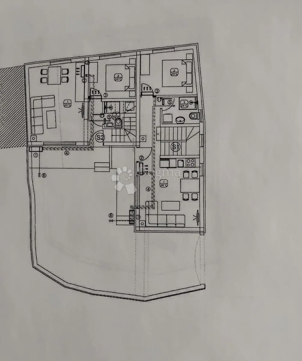 roh-bau kuća sa dva stana/ drikevnik/ 168,11 m2 - slika 9