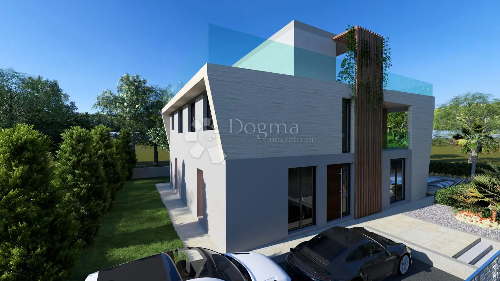 ekskluzivna duplex vila 70 m od mora, diklo - slika 17
