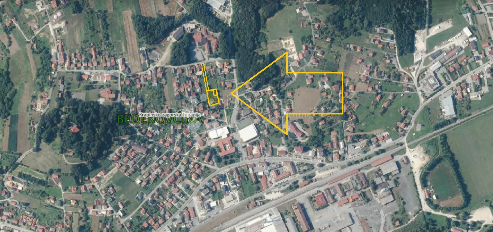 građevinsko zemljište u centru bedekovčine – 1.748 m², odlična lokacija i ravan teren - slika 7