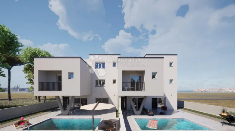 novogradnja vrsi – dvoetažni stan s terasama, 300 m od mora - slika 2