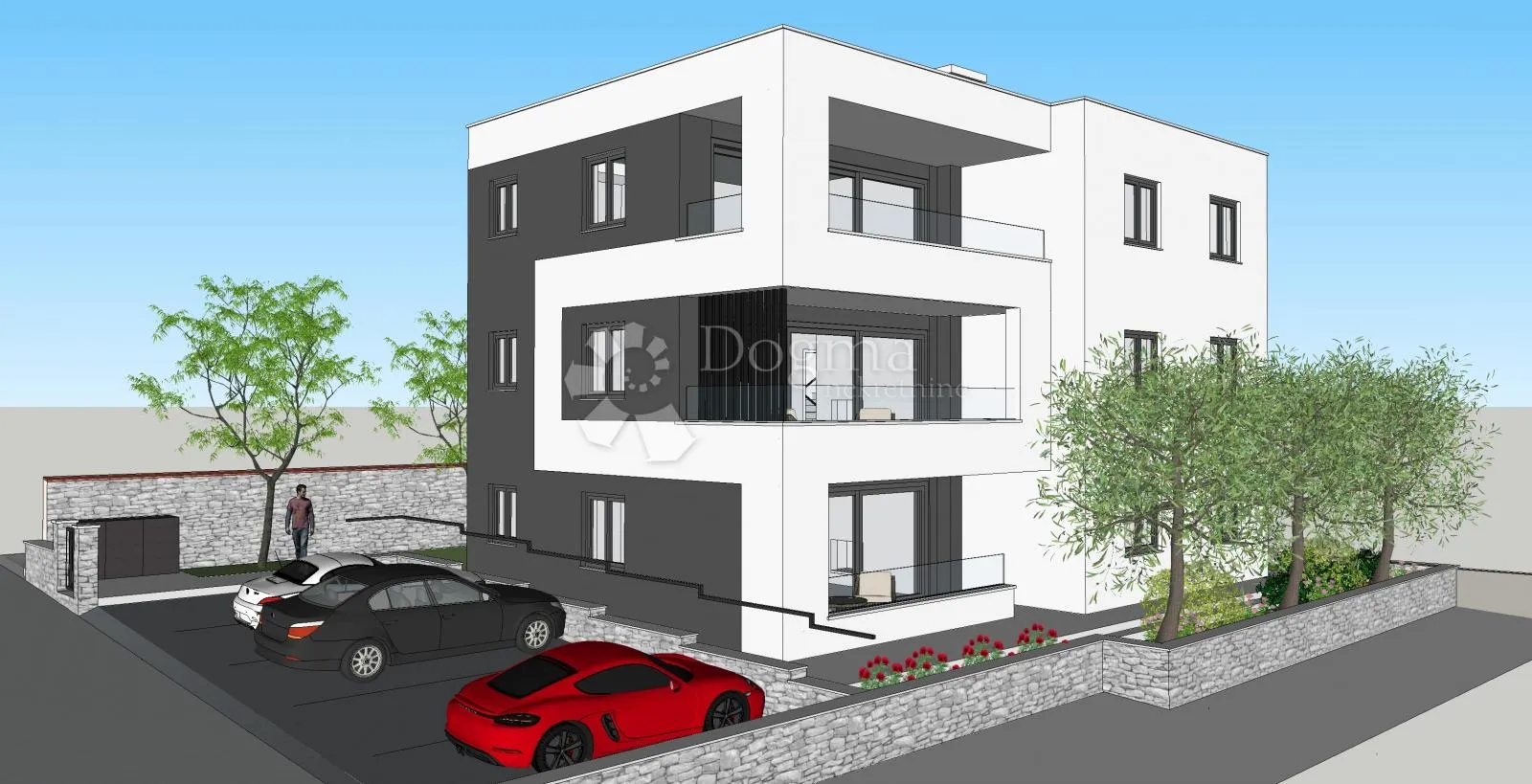 vodice/srima- stan u prizemlju drugi red od mora - slika 3