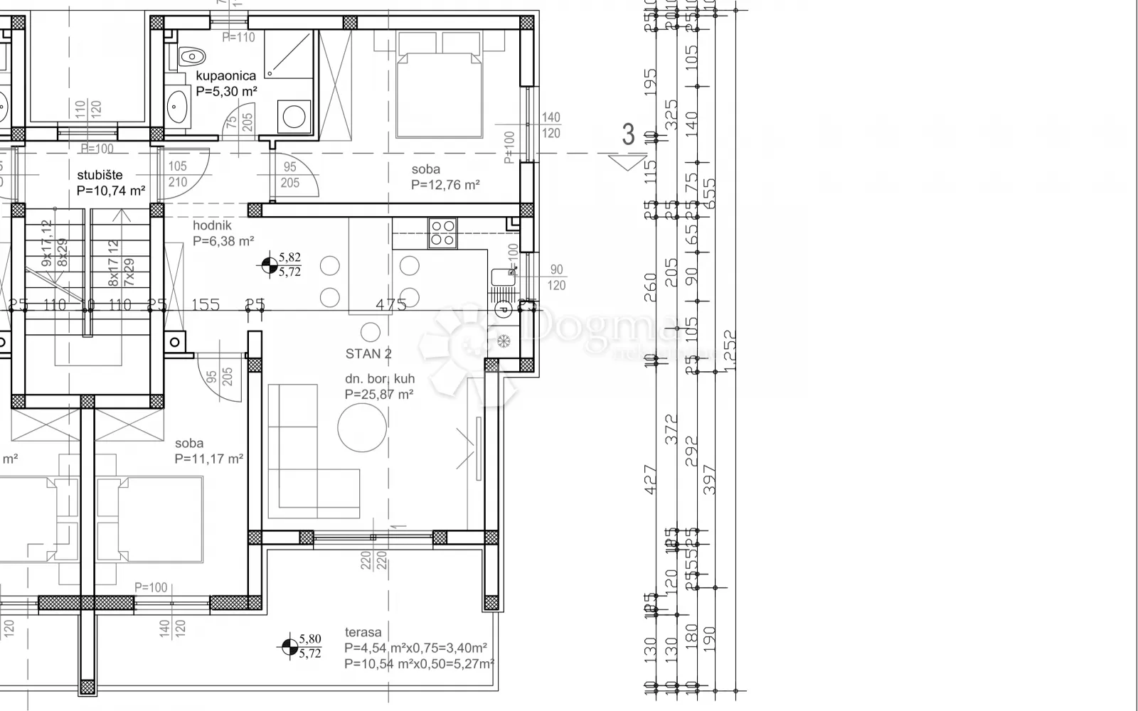 sveti filip i jakov - penthouse sa krvnom terasom i jacuzzijem s5 - slika 13