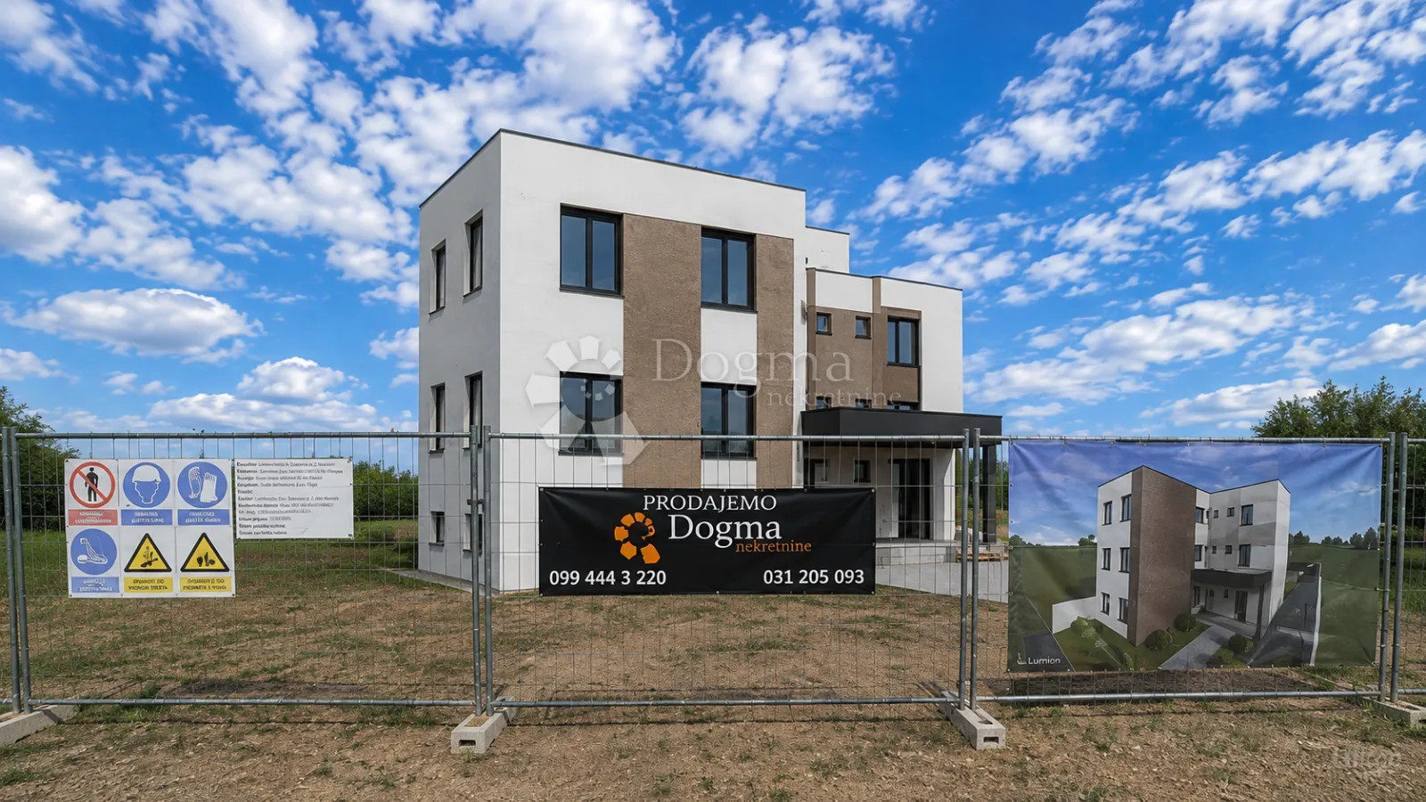novogradnja – 4-sobni stan 2.kat čepin (novo naselje) - slika 1