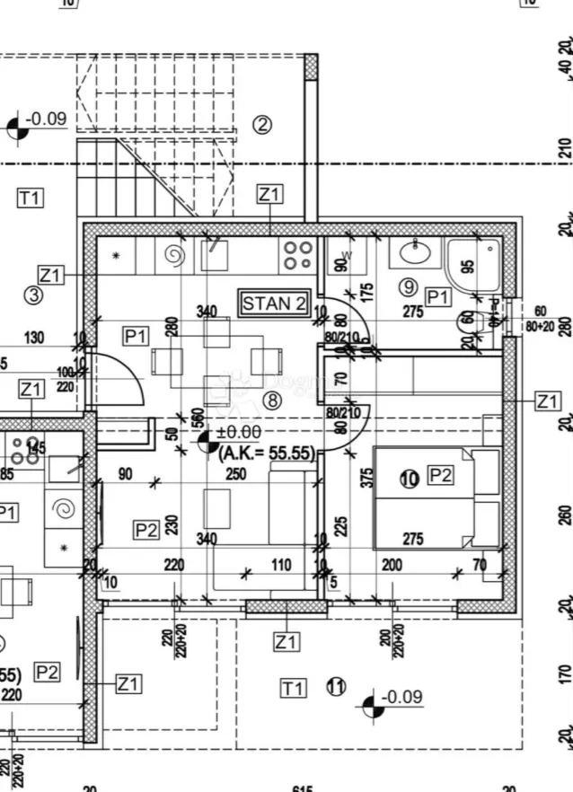 1s i novogradnja s terasom i vrtom 47m² - slika 6
