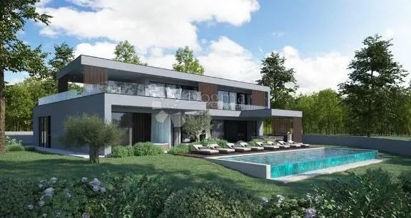 pogled more, sa projektom za villu s bazenom! - slika 1
