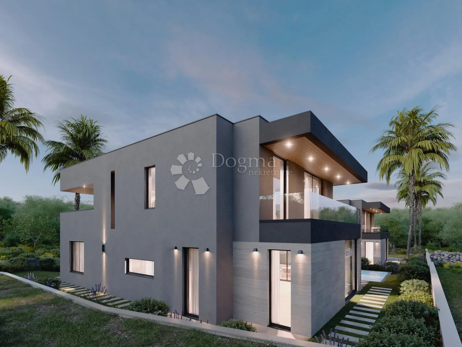 bilice - šibenik - građevinsko zemljište sa projektom za dvije luksuzne vile - slika 6