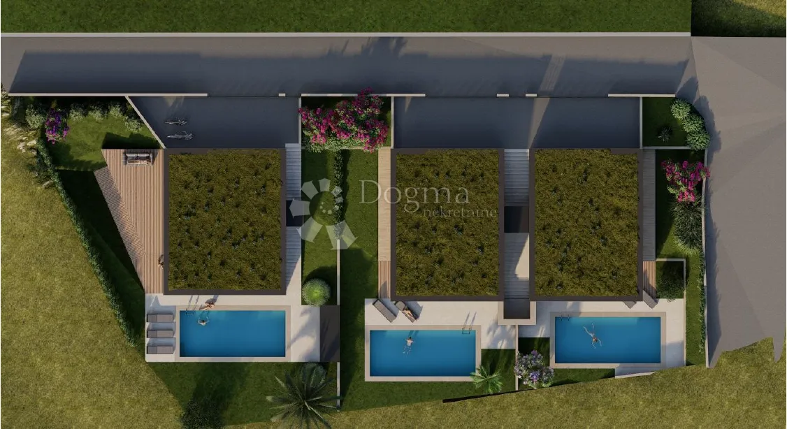 atraktivno građevinsko zemljište sa projektom - bol, brač - slika 1