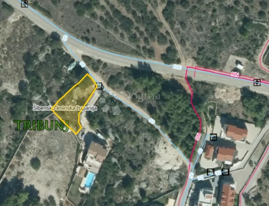 tribunj – prilika za gradnju, 1037 m² - slika 1