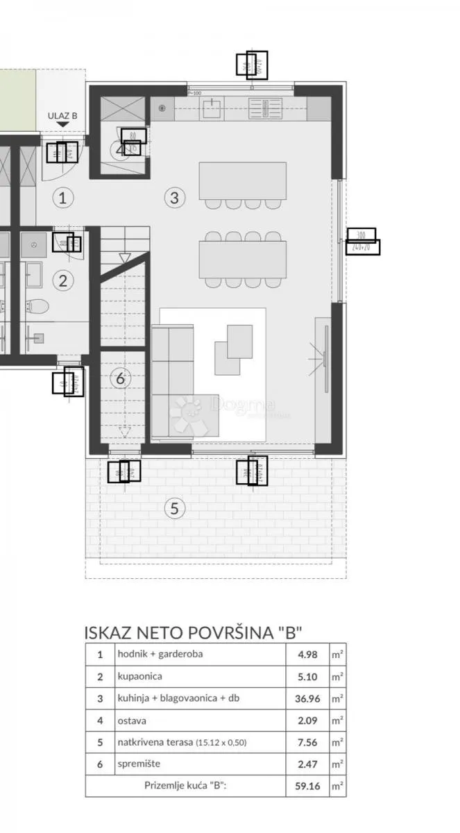 duplex vila - b (roh-bau) - slika 2
