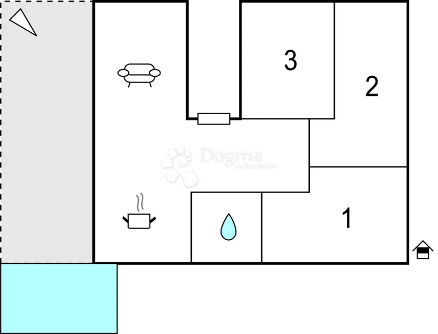 apartman 10 metara od mora sa bazenom crikvenica - slika 22