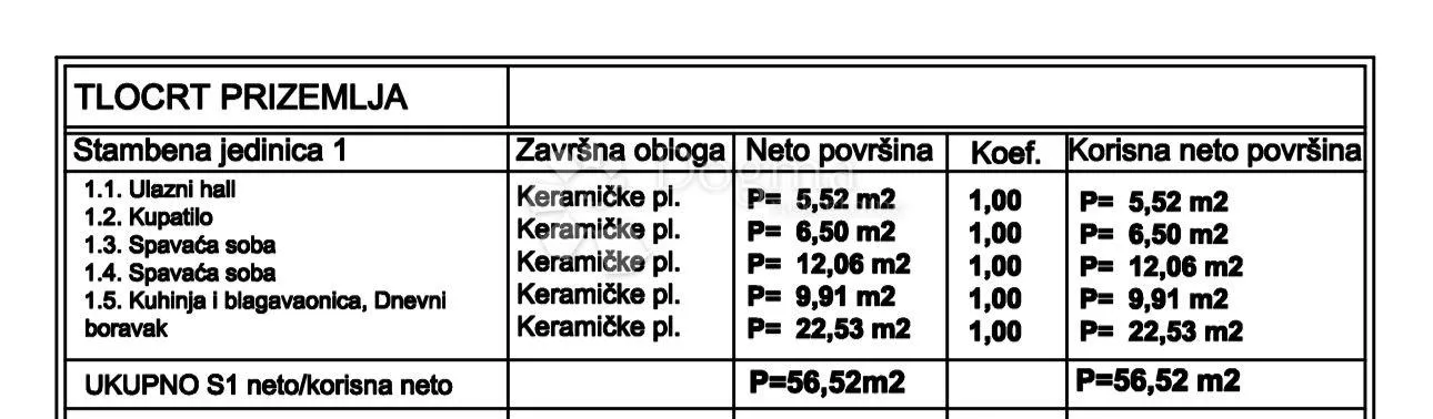 novogradnja medulin - prizemlje (zgrada b) - slika 5