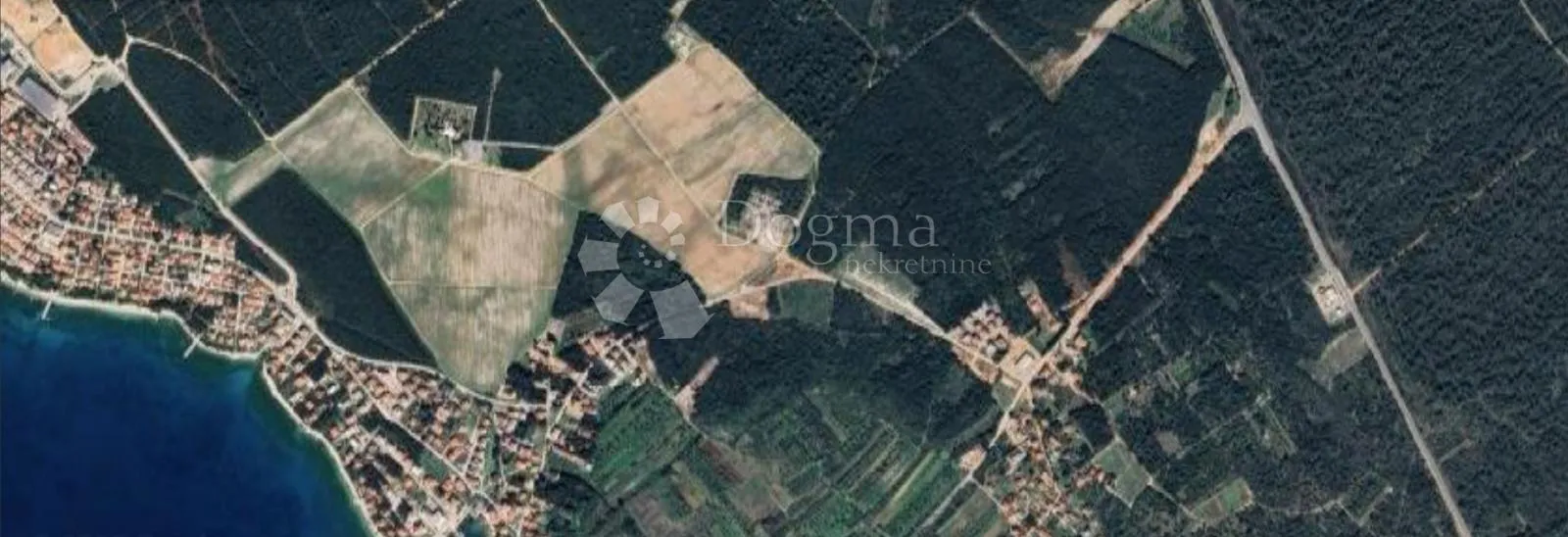 Petrčane: poljoprivredno zemljište, pogled na more - Petrčane, Zadar