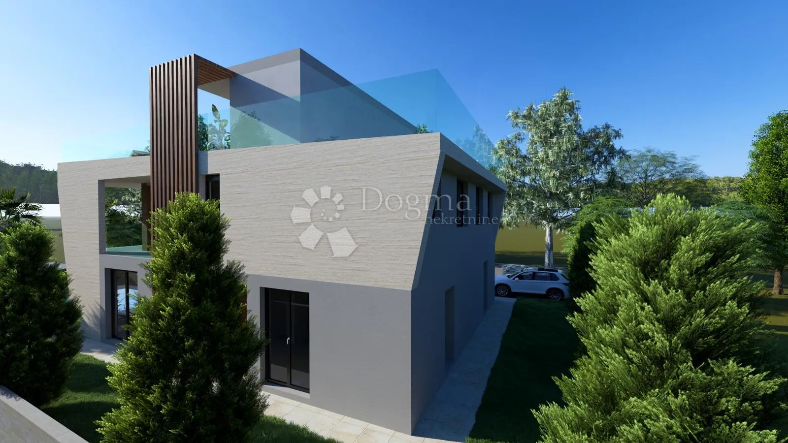 ekskluzivna duplex vila 70 m od mora, diklo - slika 16