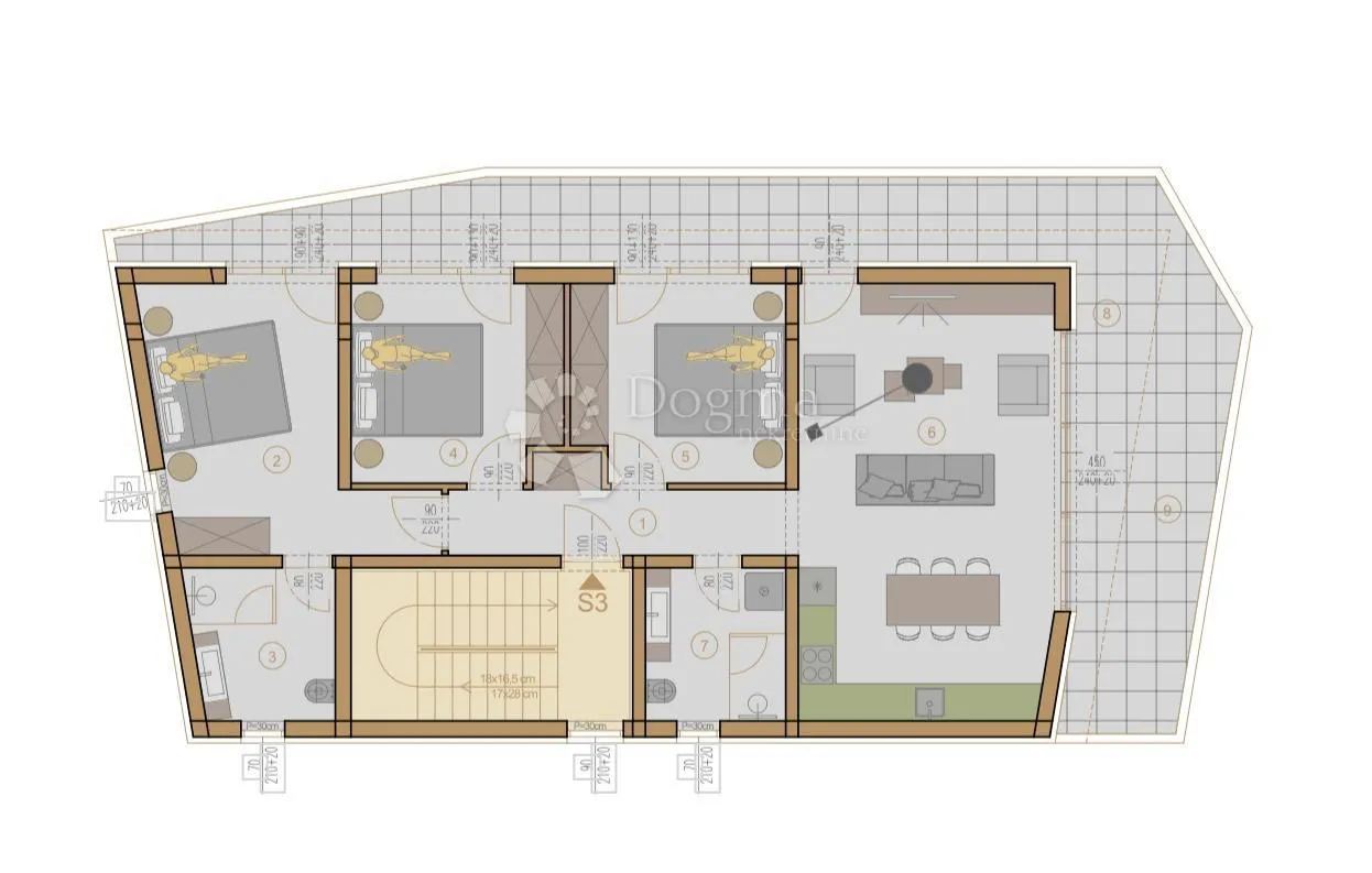 novogradnja medulin - 1/1, 3000€/m2! - slika 2