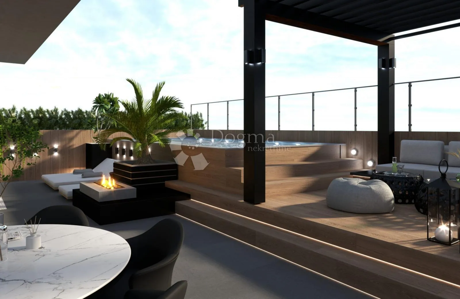 opatija villa- penthouse with roof top pool - slika 21