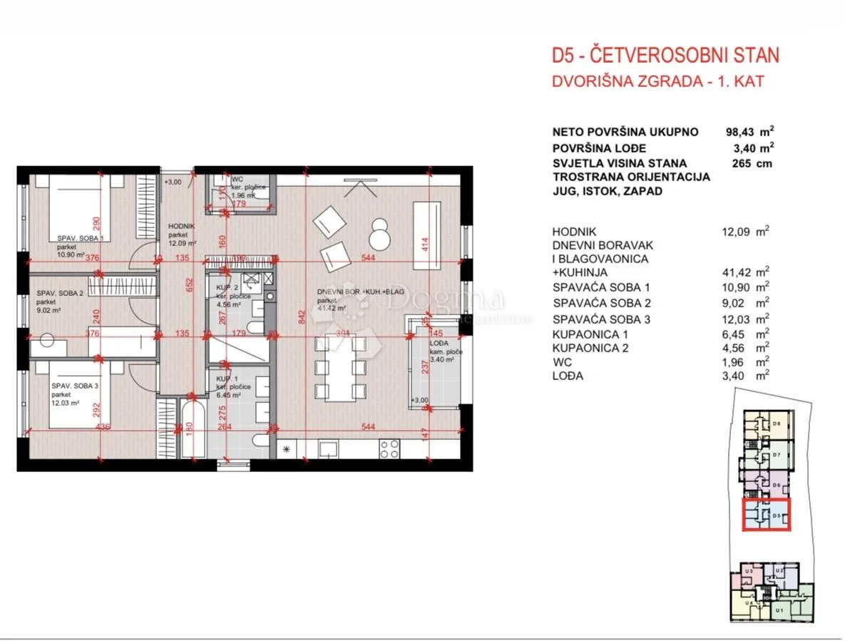 d5 - novogradnja kvatrić – maksimir | prestiž - slika 8