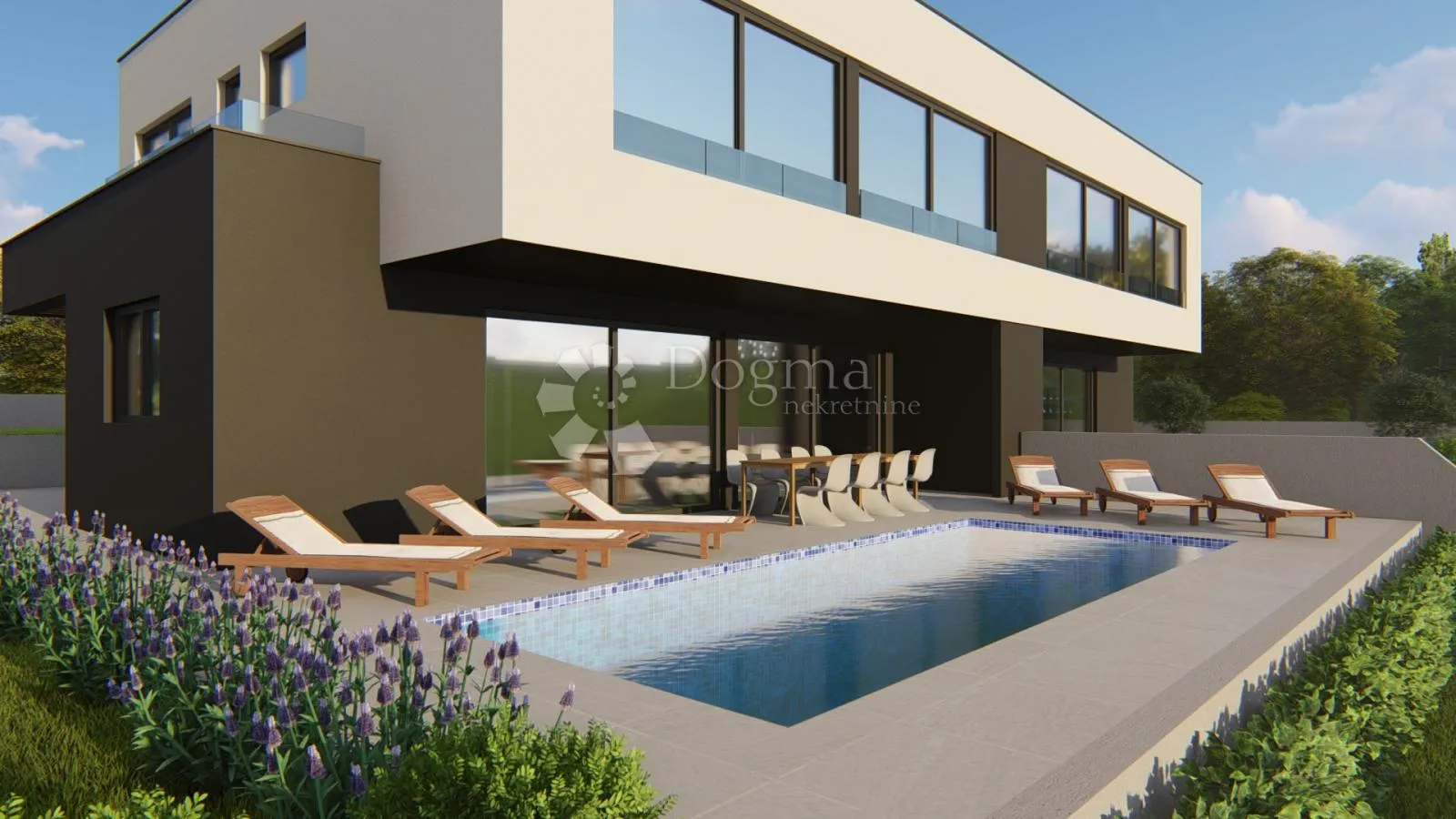 luksuzna duplex vila s bazenom i pogledom na more! - slika 8
