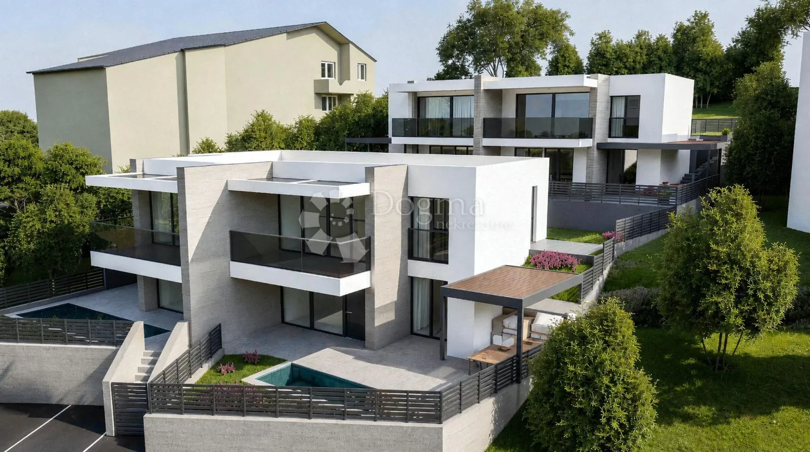 selce dvojna kuća sa bazenom 50m od mora - slika 4