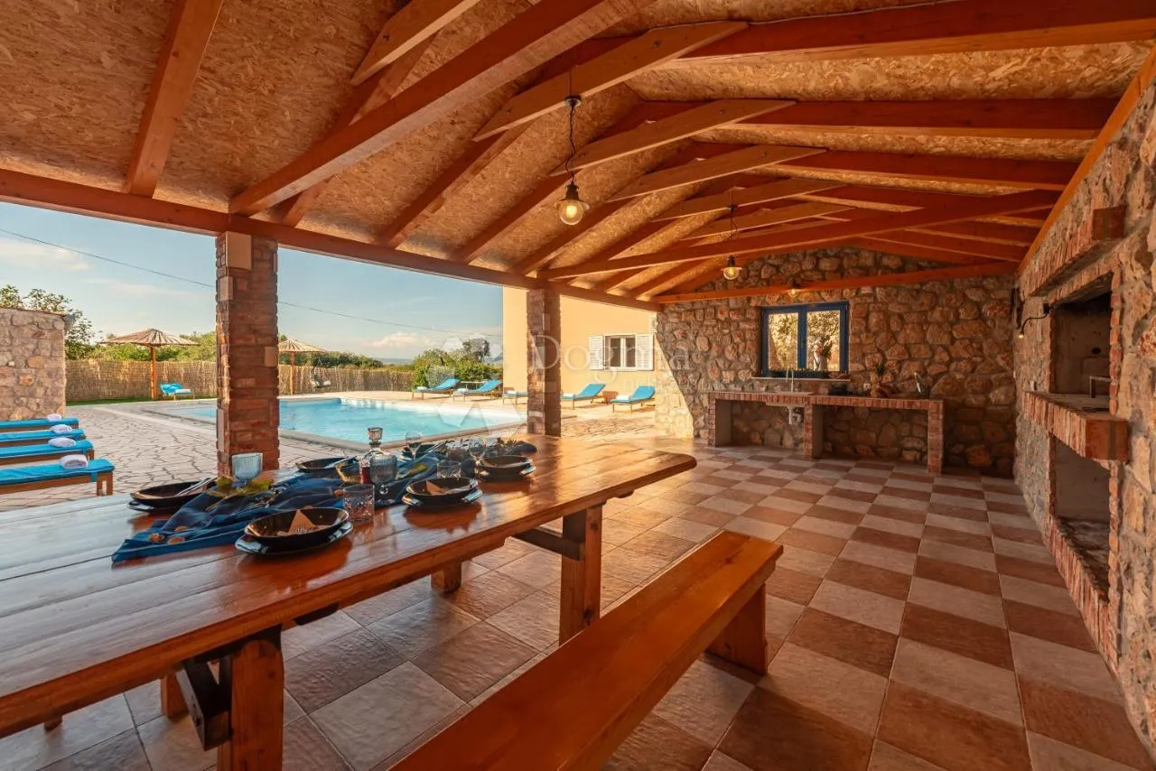 predivna mediteranska vila s bazenom na otoku pašmanu - slika 15