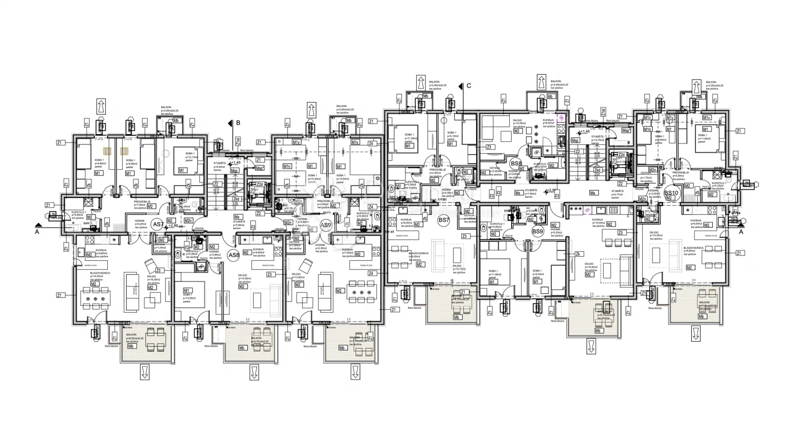 top penthouse u novogradnji, moguć kredit! (a-s13) - slika 7