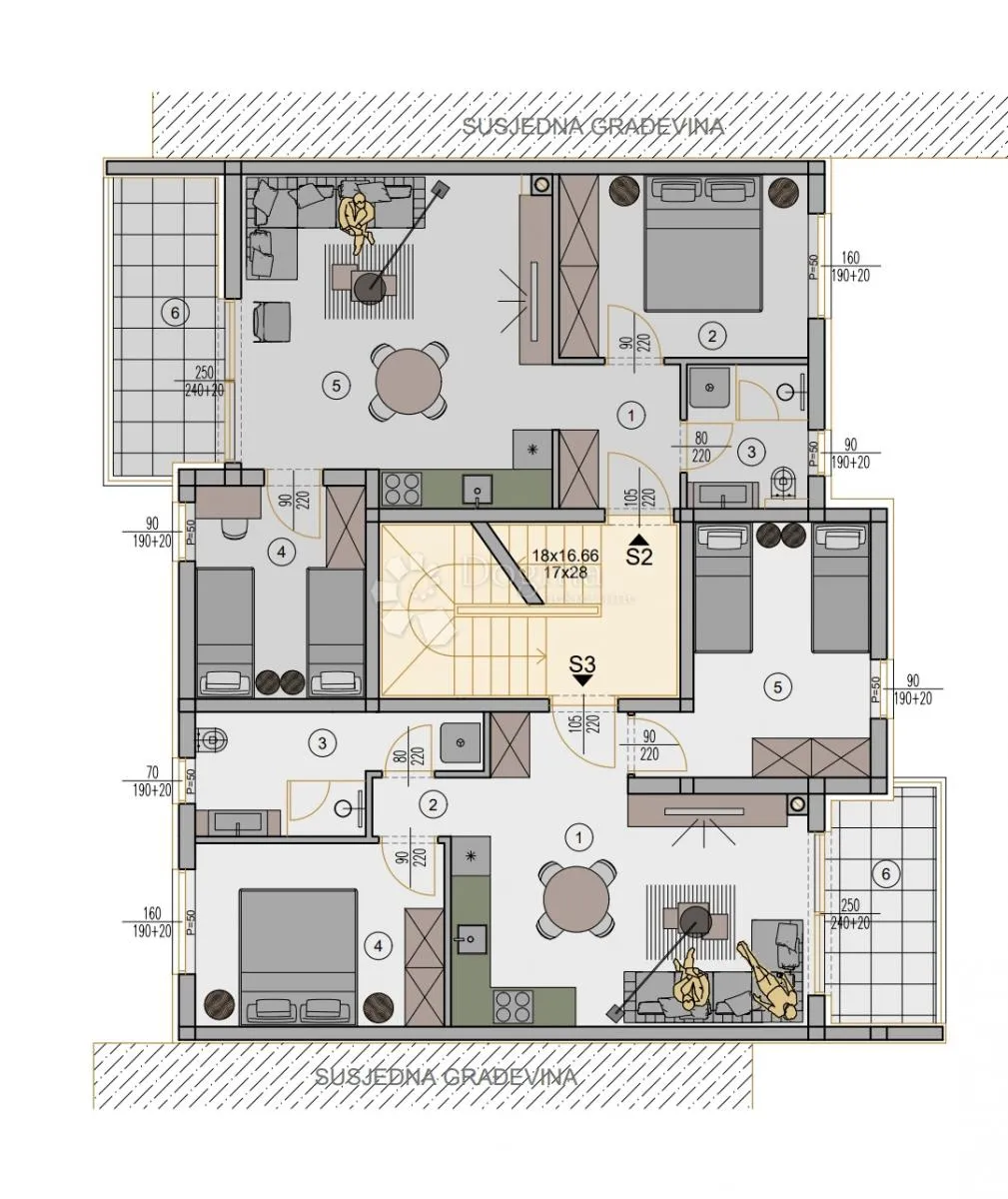 kvalitetna novogradnja kaštanjer zgrada 5 (parking + ostava) - slika 8