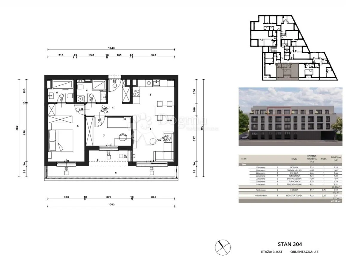 s304 - črnomerec -mandalićina - nova rezidencija od 30 do 107 m2 - slika 5