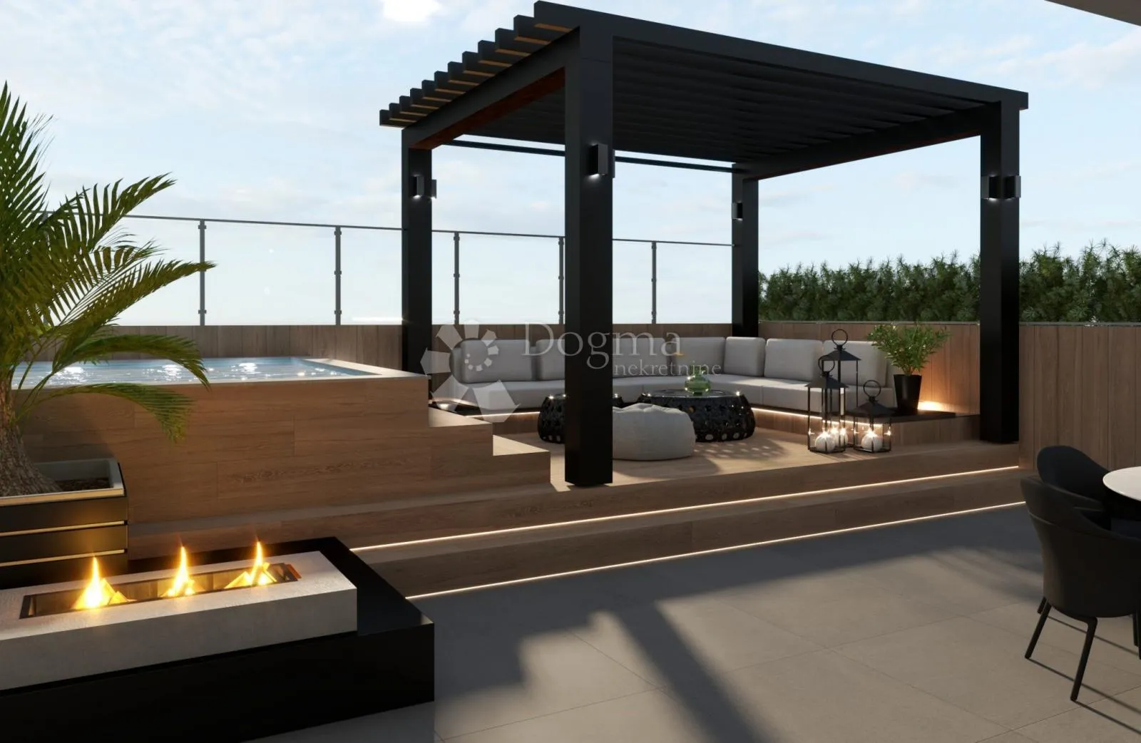 opatija villa- penthouse with roof top pool - slika 20