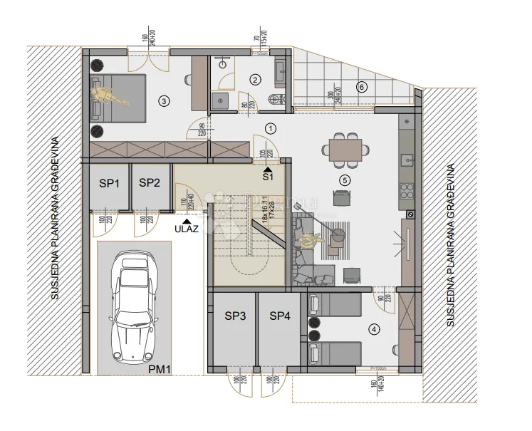 novogradnja pula - 83 m2, prizemlje sa vrtom (z4s1) - slika 2