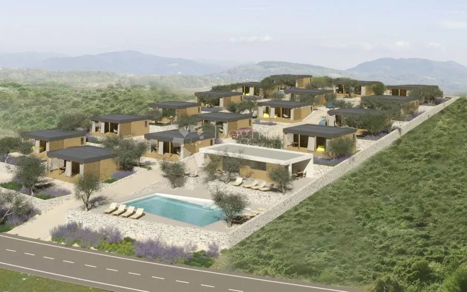 sveti filip i jakov najam 5.500 m² panormaski pogled na more - slika 3