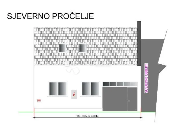 kuća za rušenje sa novom građevinskom - slika 3